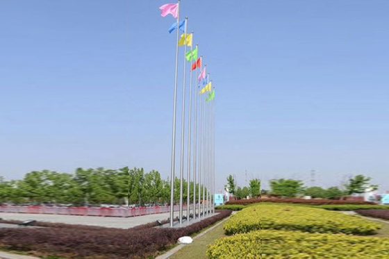चीन ग्राउंड फ्लैगपोल में लंबा स्पेक्ट्रम, चर व्यास भारी शुल्क ध्वज पोल आपूर्तिकर्ता