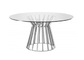 विशेष डिजाइन स्टेनलेस स्टील ग्लास टेबल, स्टेनलेस स्टील डाइनिंग टेबल CE अनुमोदित आपूर्तिकर्ता