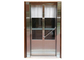 प्राकृतिक लकड़ी अनाज आकार के साथ फैशनेबल स्टेनलेस स्टील आवासीय दरवाजे आपूर्तिकर्ता