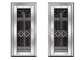 एल्यूमीनियम मिश्र धातु / स्टेनलेस स्टील आवासीय दरवाजे मजबूत जंग प्रतिरोध आपूर्तिकर्ता