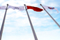 ग्राउंड फ्लैगपोल में लंबा स्पेक्ट्रम, चर व्यास भारी शुल्क ध्वज पोल आपूर्तिकर्ता